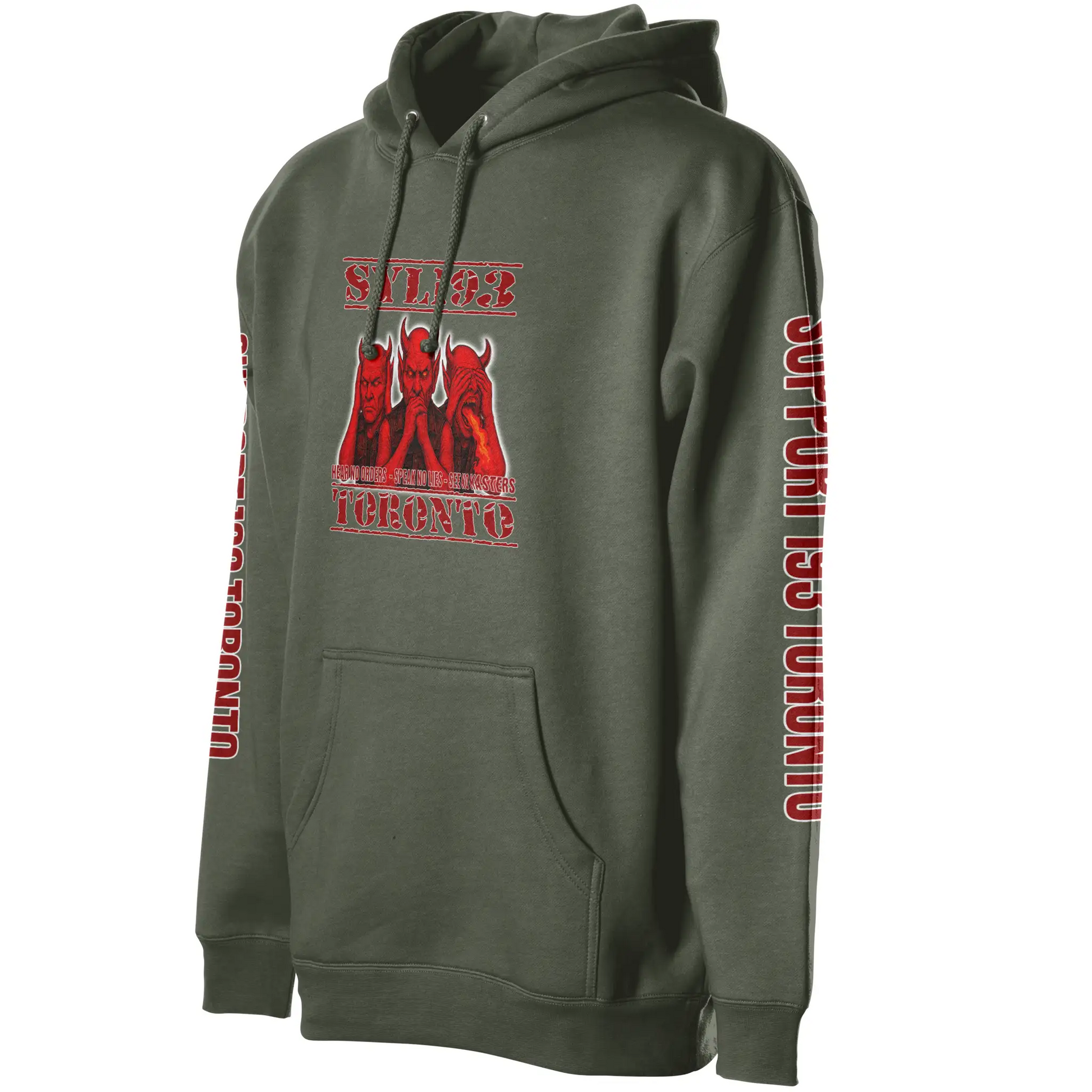 SYLC-193 Toronto – “Hear No Orders / Speak No Lies / See No Masters” Support Hoodie