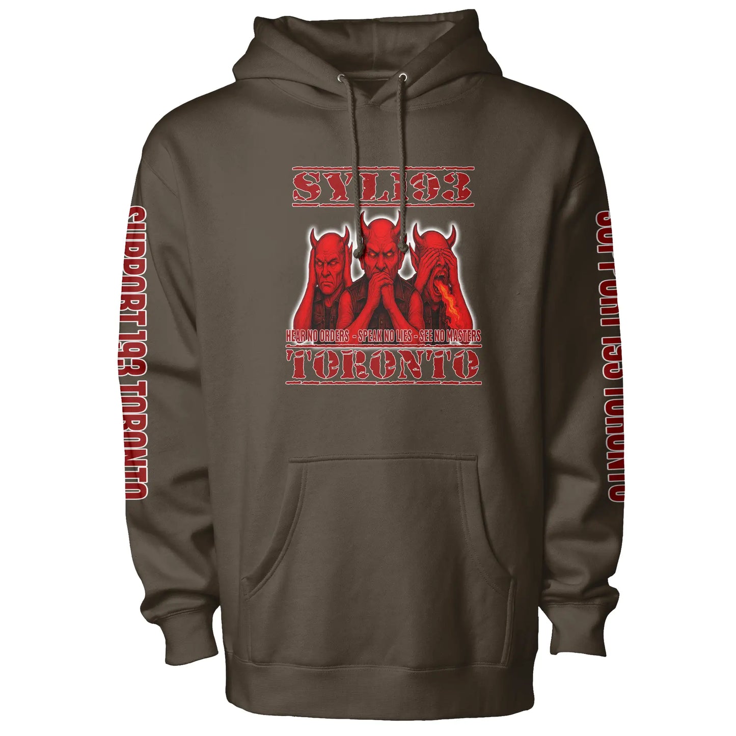 SYLC-193 Toronto – “Hear No Orders / Speak No Lies / See No Masters” Support Hoodie